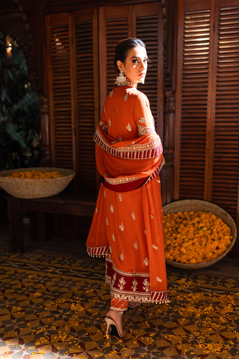 Azure Pret  Chiffon 3 Piece Suit Glamour Glow GGAS86